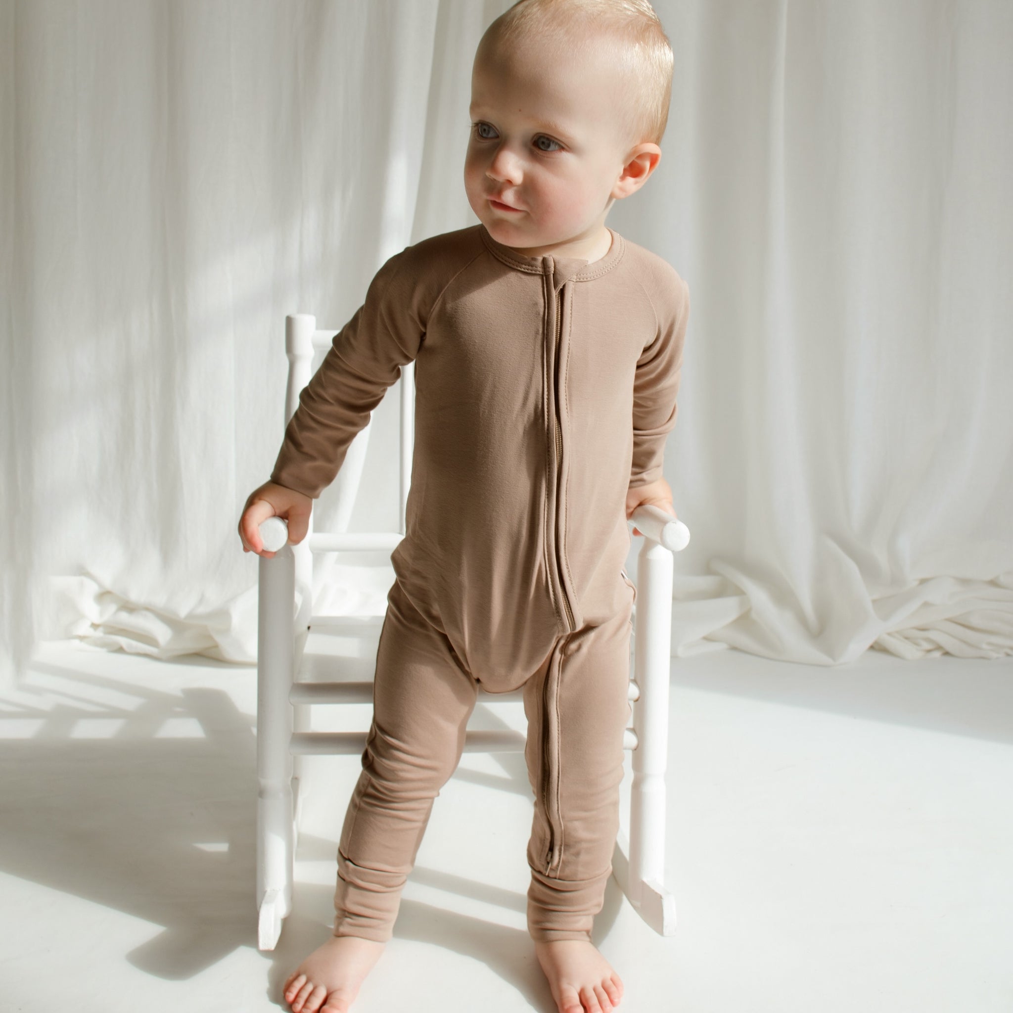 CUUTTI Two-Way Zipper Baby Onesie Made in the EU